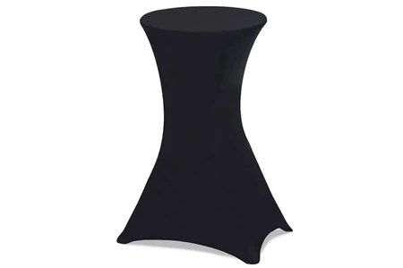 Tables Hautes Pliantes + Housses Noires