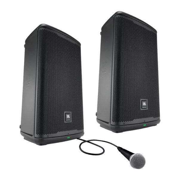 PACK 40–80 PERSONNES – 2x JBL EON 710 et micro